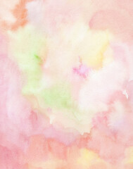 Fototapeta na wymiar watercolor cloud hand painted abstract watercolor background wallpaper 