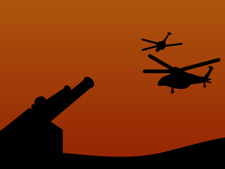 war vector illustration flat design