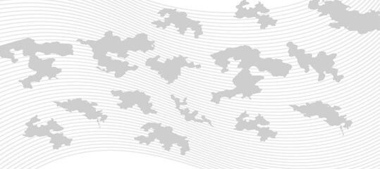 white contour line map pattern Design 260 Wallpaper Background Vector