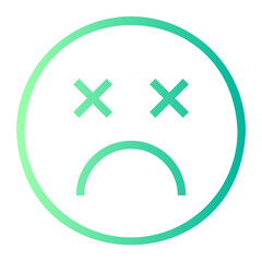 Obraz premium dead gradient icon