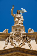 Obraz premium Saint Lucia or Saint Lucy was a Christian martyr who died during the Diocletianic Persecution - Valletta, Malta