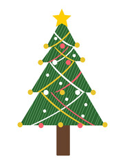 christmas tree illustration
