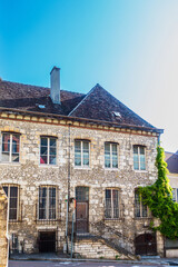 Street view of Provins in France