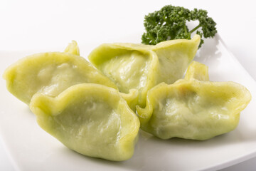 グリーンハーカオ　(海老蒸し餃子)