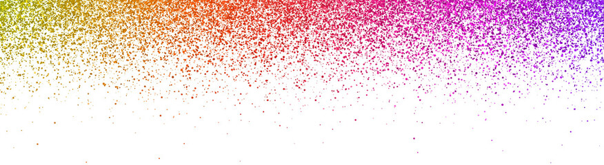 Wide multicolor falling particles