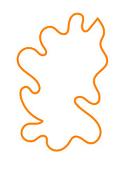 Abstracts Shape Orange Lines Transparent 