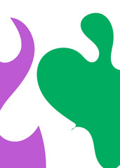 Abstracts Shape Decorative Backdrop