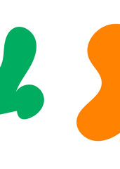 Abstracts Shape Decorative Backdrop