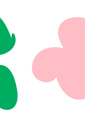 Abstracts Shape Decorative Backdrop