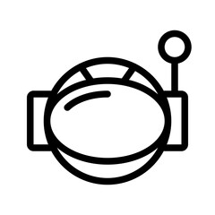 Astronaut Icon Line Style