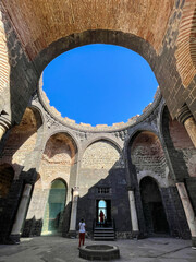 Great gallery with its wonderful architectural structure used as a bath and a church