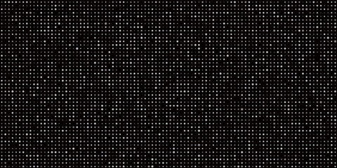 Seamless shiny black surface background - dotted texture vector illustration.Glittering backdrop with light dots