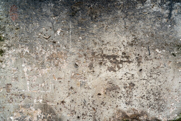 Seamless vector gray concrete texture. Stone wall background.