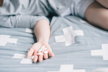 Suicide attempt by overdose.
