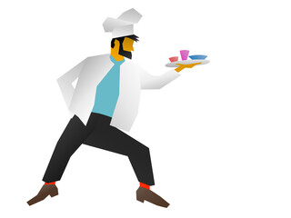 chef makes a prize from chef