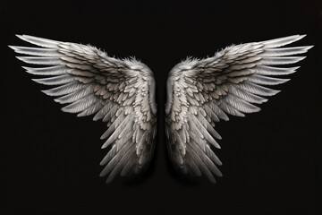 Plakat Angel Wings Open Inside and Outside made with Generative AI