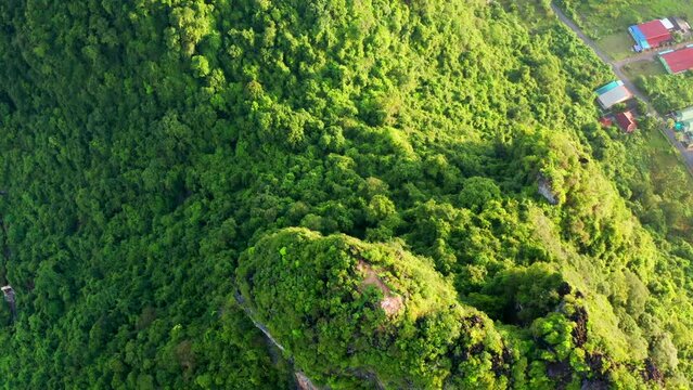 Khao Ok Thalu Khuha Sawan mountain in Phattalung, Thailand