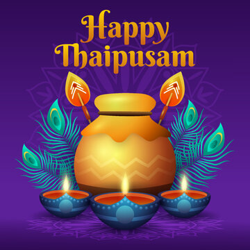 Happy Thaipusam Concept