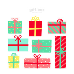 special gift box illustration collection
