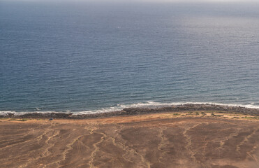 Aerial view of beach