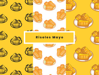 Indonesian Traditional Food Vector Illustration