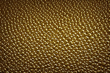 Gold pebble metal texture