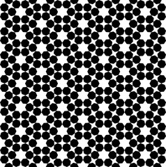 Seamless geometric ornament based on traditional islamic art. Black and white.