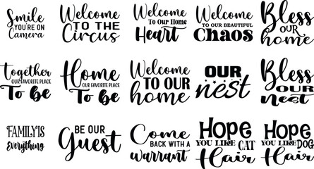 Obraz premium Happy Merry Christmas SVG Bundle 