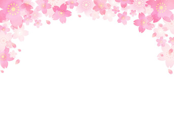 Obraz na płótnie Canvas Vector illustration of pale cherry blossom. 