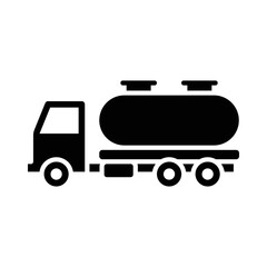 oil truck icon vector design template in white background