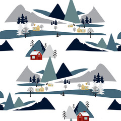 set of mountains