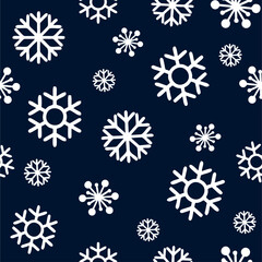 seamless pattern with snowflakes