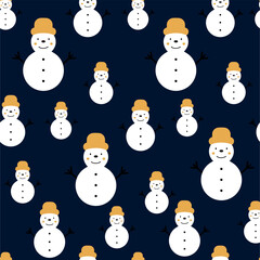 set of snowmen