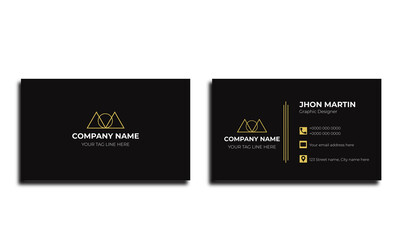 Visiting card  Simple Design Modern Design Minimal Design  template Luxury Design Print  Design Illustration  and  Creative Business Card Design   Clean Design 