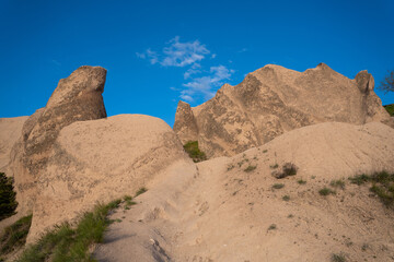 Fototapeta na wymiar beautiful mountain scenery of Cappadocia