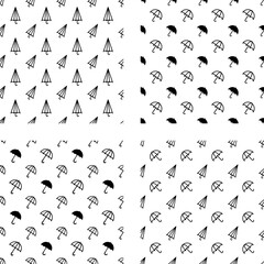 umbrella pattern for web and background also printable