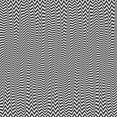 Seamless pattern with lines.Unusual poster Design .Black Vector stripes .Geometric shape. Endless texture

