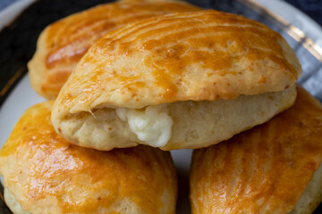 Fresh pastries with Homemade Cheese.