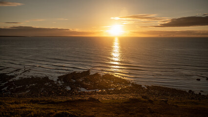 Sunrise at the north ocean