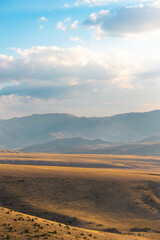 Fototapeta na wymiar Aladaglar National Park. Cloudy mountain landscape. Transmountain trips. Trekking Aladaghlar. Turkey..