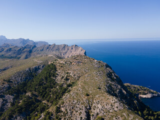 Fototapeta na wymiar Mountains and sea in Spain
