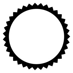 vintage circle frame png file