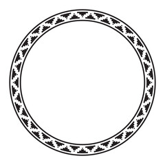 vintage circle frame png file