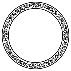 vintage circle frame png file