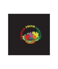 Fresh Fruit Logo Template