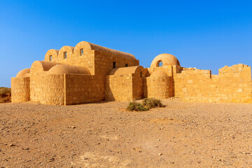 Quseir Amra in Jordan, the best-known among the desert castles. UNESCO World Heritage site