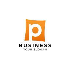 P letter business logo design