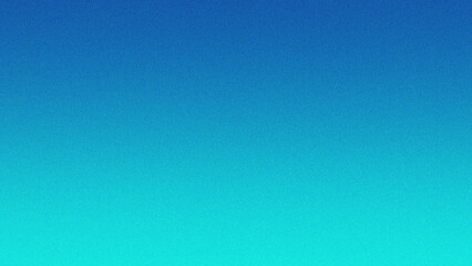 Cerulean blue mint gradient noisy grain background texture. - obrazy, fototapety, plakaty