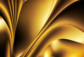 For a banner or business card, use a gold abstract backdrop. Generative AI