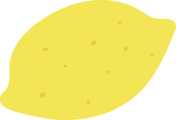 Set with hand drawn colorful doodle fruits and vegetables. Hand drawn lemon. Vector collection. Sketch style. Flat icons.